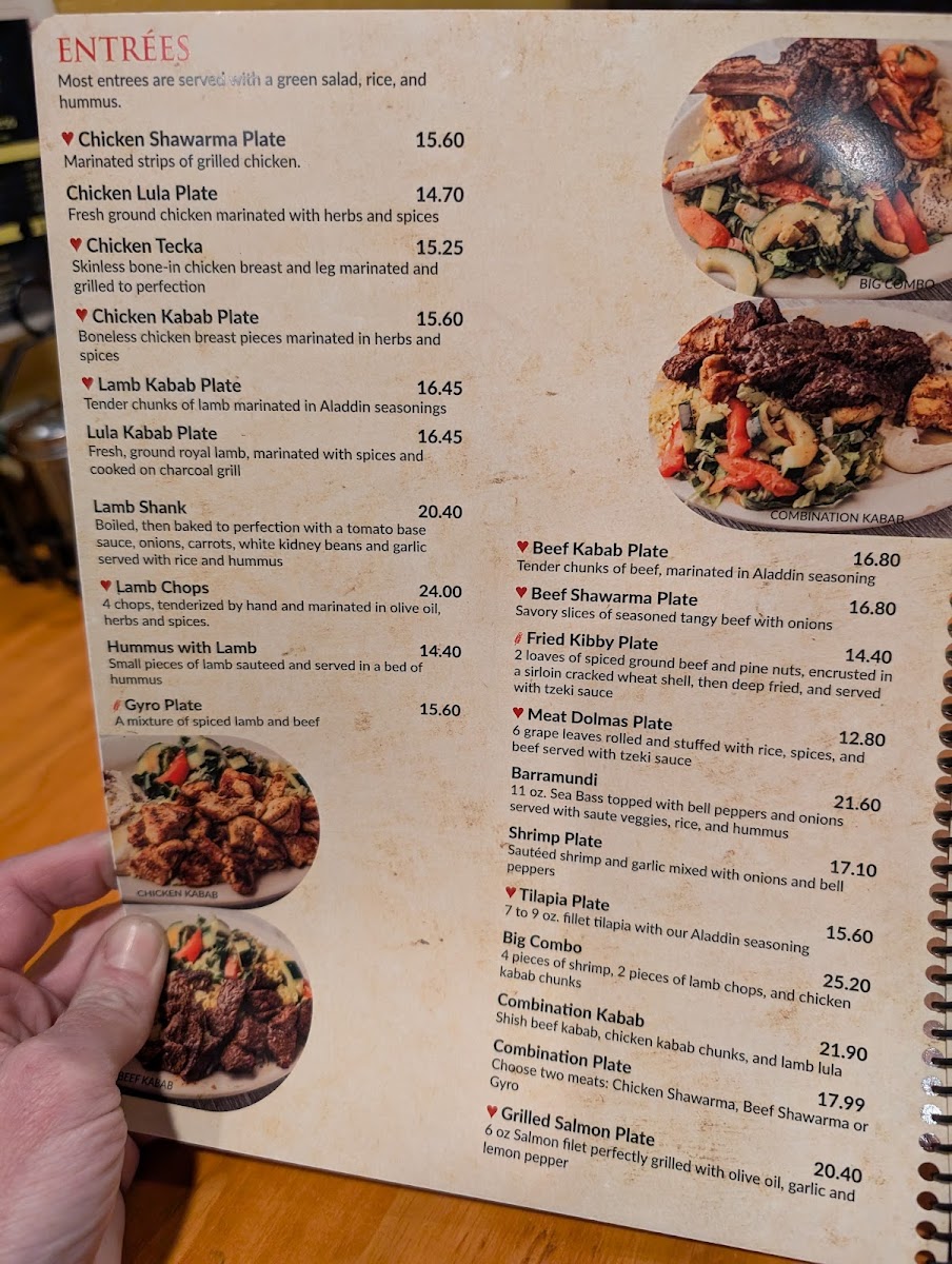 Aladdin Mediterranean Grill Menu - Image 5